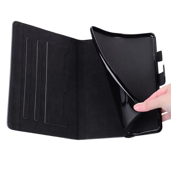 Etui do iPad 10.2" 2021/2020/2019 (9/8/7 gen.), z klapką, animal, czarne