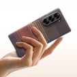 Etui do Samsung Galaxy Z Fold6 5G– magnetyczne z włókna aramidowego, pomarańczowe