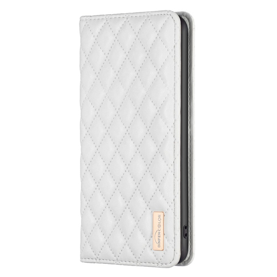 Etui z klapką do Samsung Galaxy A54 5G, Wallet, BINFEN COLOR, białe