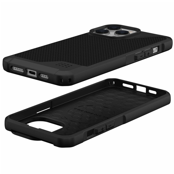 Etui Urban Armor Gear do iPhone 14 Pro Max, Metropolis LT MagSafe Fibr Armr, czarne