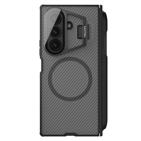 Etui z rysikiem NILLKIN CamShield Prop Magnetic do Samsung Galaxy Z Fold7 5G – czarne
