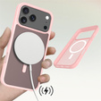 Etui do iPhone 17 Pro Max, Matt Case, do MagSafe, matowe różowe