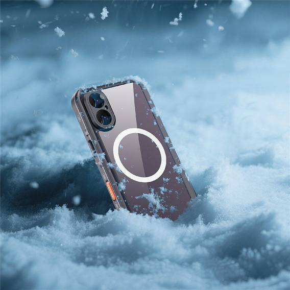 Etui Wodoodporne IP68 do iPhone 17, SHELLBOX MagSafe, czarne