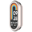 Etui z Diamentami do Xiaomi Smart Mi Band 9, Beżowe