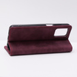 Etui do Motorola Moto E13 4G, ERBORD Vintage portfel z klapką, czerwone
