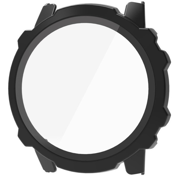 2w1 Etui + Szkło Hartowane do Amazfit Falcon, Czarne