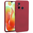 Etui do Xiaomi Redmi 12C, Silicone Lite, czerwone