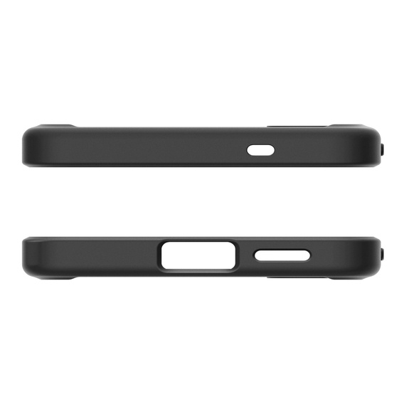 Etui Spigen do Samsung Galaxy S25+ Plus, Ultra Hybrid, czarne / matowe + Szkło Hartowane 9H