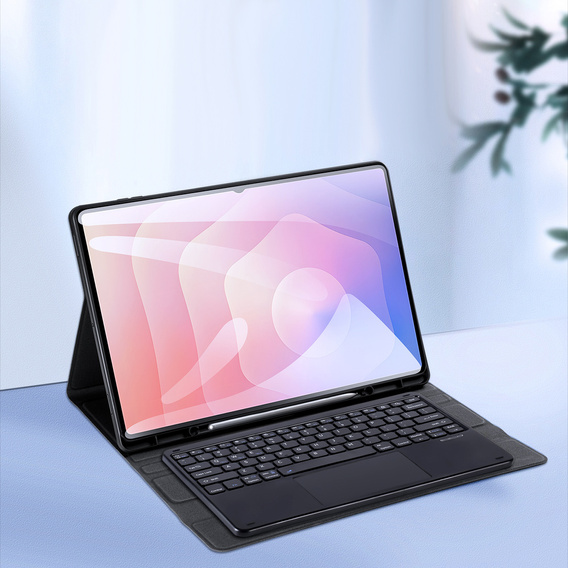Etui z klawiaturą Bluetooth do Samsung Galaxy Tab S11 Ultra, Dux Ducis TK Series, czarny