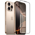 Szkło Hartowane 3D do iPhone 16 Pro, z czarną ramką