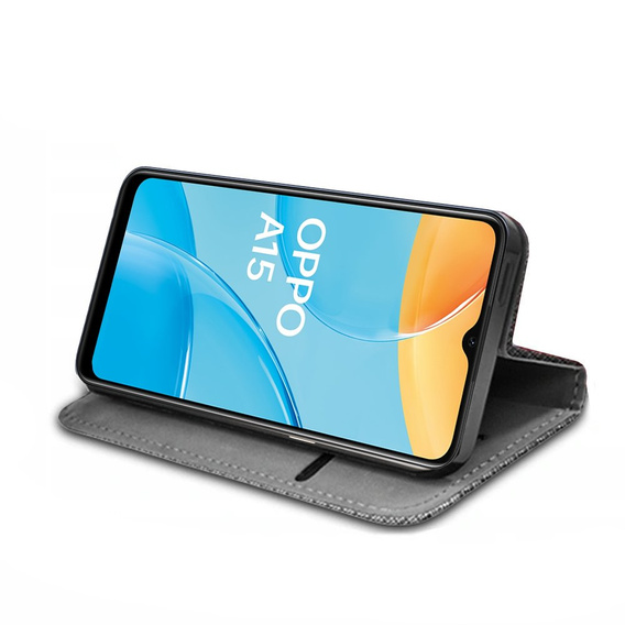 Etui Smart Magnet do Oppo A15 / A15S, Black