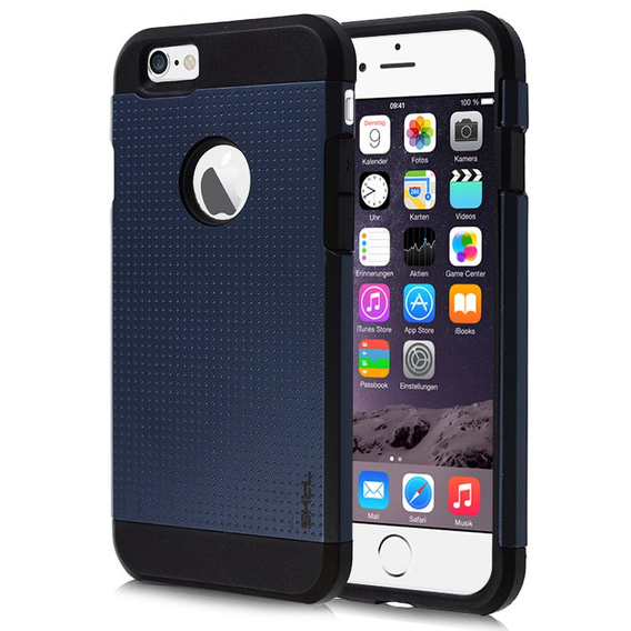 SHTL Etui Dotted Armor iPhone 6 4.7 - Navy Blue