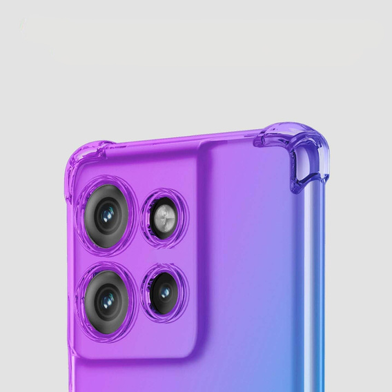 Etui Gradient Dropproof do Motorola Edge 50 Neo / Motorola ThinkPhone 25, Fioletowe / niebieskie