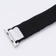 Pasek Nylonowy do Apple Watch 1/2/3/4/5/6/7/8/9/10/11/SE Ultra 1/2/3 42/44/45/46/49mm, Czarny / Biały