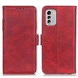 Etui z klapką do Nokia G60 5G, Wallet PU Leather Case, czerwone