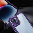 Etui do iPhone 14 Plus, ERBORD Impact Guard, ciemnofioletowe