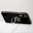 Etui do Oppo A78 5G, Electro Ring, czarne