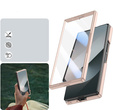 Etui do Samsung Galaxy Z Fold7 5G ze szkłem, z miejscem na rysik – złote