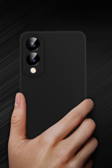 Nakładka Matt TPU do Samsung Galaxy S25 Edge – czarna