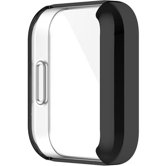 2w1 Etui silikonowe z osłoną na ekran dof Xiaomi Redmi Watch 2 Lite, Czarne