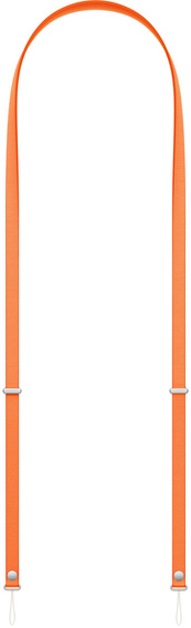 Smycz na telefon kompatybilna z etui do iPhone 17, odpinana magnetyczna klamra, pasek na szyję – pomarańczowa