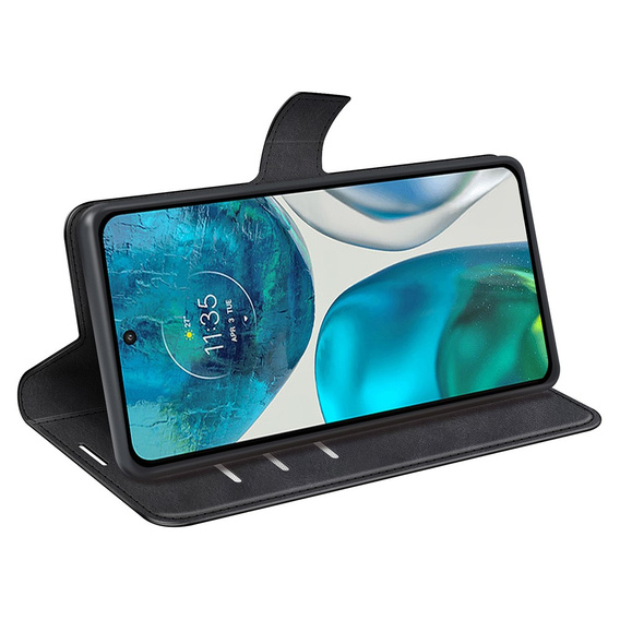 Etui Wallet do Motorola Moto G52 / G82 5G, Protective Cover, Black