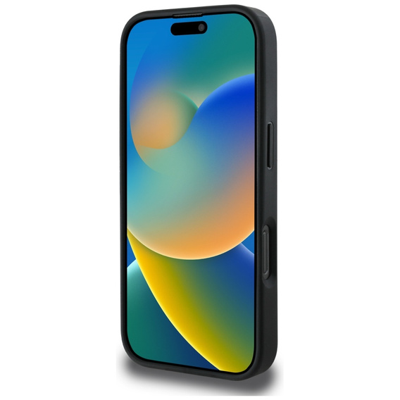 Etui GUESS do iPhone 16 Pro, 4G Circle with Classic Logo, czarne