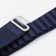 Pasek Nylonowy do Apple Watch 1/2/3/4/5/6/7/8/9/10/11/SE Ultra 1/2/3 42/44/45/46/49mm, Granatowy