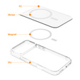 Przezroczyste etui TPU + PC z MagSafe do iPhone Air – smukła ochrona z funkcją magnetyczną