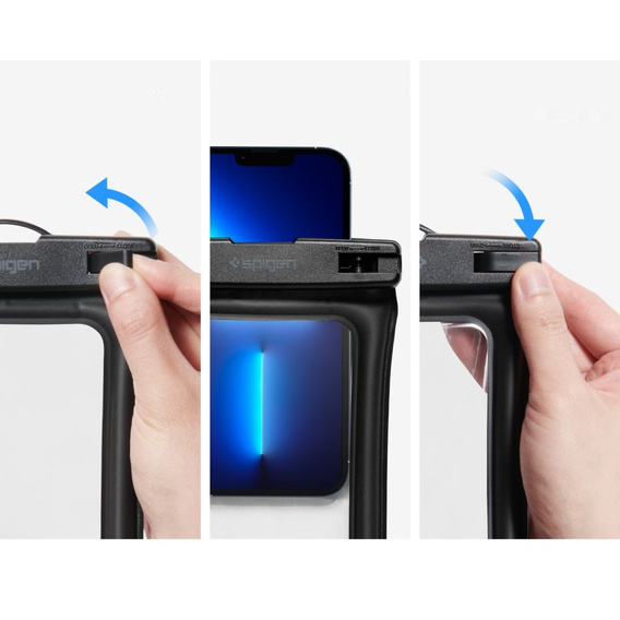 Wodoszczelne i unoszące się na wodzie etui Spigen A610 Universal Waterproof Float Case 2-Pack
