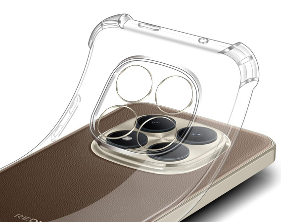 Etui do Xiaomi Redmi Note 15 Pro Plus 5G / Poco M8 Pro 5G, Dropproof, przezroczyste