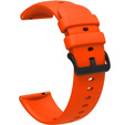 Pasek Silikonowy Uniwersalny 22mm, gładki, Pomarańczowe