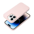 Skórzane Etui do MagSafe do iPhone 16 Pro, różowe + Szkło Hartowane 9H