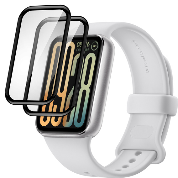 2x Szkło Hybrydowe ERBORD do Xiaomi Smart Band 9 Pro