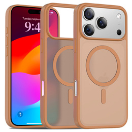 Etui do iPhone 17 Pro, Matt Case, do MagSafe, matowe brązowe
