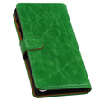 SHTL Etui Genuine Leather Wallet Case do Sony Xperia Z5 Compact - Green