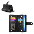 Etui z klapką do Samsung Galaxy A17 5G, Wallet Zipper Pocket, czarne