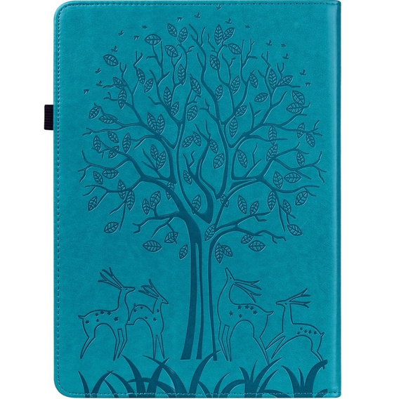 Etui do Amazon Kindle Paperwhite 5 (2021), Imprinted Tree, niebieskie