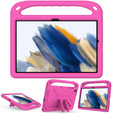 Etui dla dzieci do Samsung Galaxy Tab A9+, dziecięce z uchwytem, Różowe