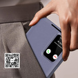 Etui z klapką do Samsung Galaxy S23 FE, Smart View Wallet, lawendowe