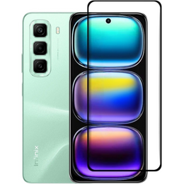 Szkło Hartowane 3D do Infinix Hot 50 4G, czarna ramka