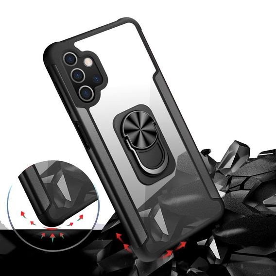Etui Hybrid KickStand Ring do Samsung Galaxy A32 5G, Black