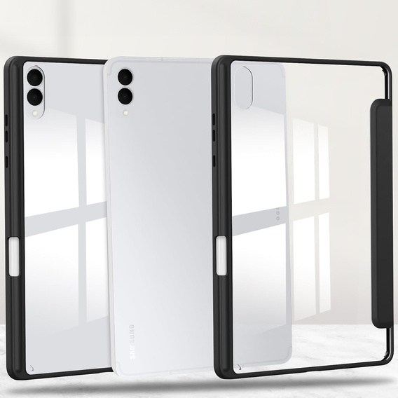 Etui do Samsung Galaxy Tab S11 Ultra, Smartcase Hybrid, z miejscem na rysik, czarne