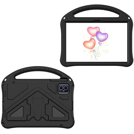 Etui do T Tablet 2 5G, dziecięce, z uchwytem i podstawką, czarne