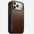 Etui Nomad do iPhone 17 Pro Max, Modern Leather Folio, brązowe