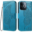 Etui z klapką do Realme Note 70T 4G, Butterfly, niebieskie
