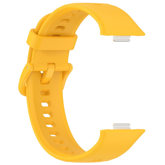 Pasek Silikonowy do Huawei Watch Fit 4 / 4 Pro / 3, Żółty