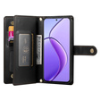 Etui z klapką do Realme 14 Pro+ 5G, Wallet Zipper Pocket, czarne