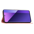 Etui z klapką do Xiaomi Redmi Note 13 Pro+, Butterfly, różowe rose gold