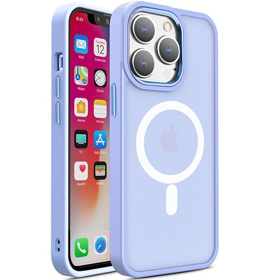 Etui do iPhone 15 Plus, MagColor do MagSafe, jasnofioletowe